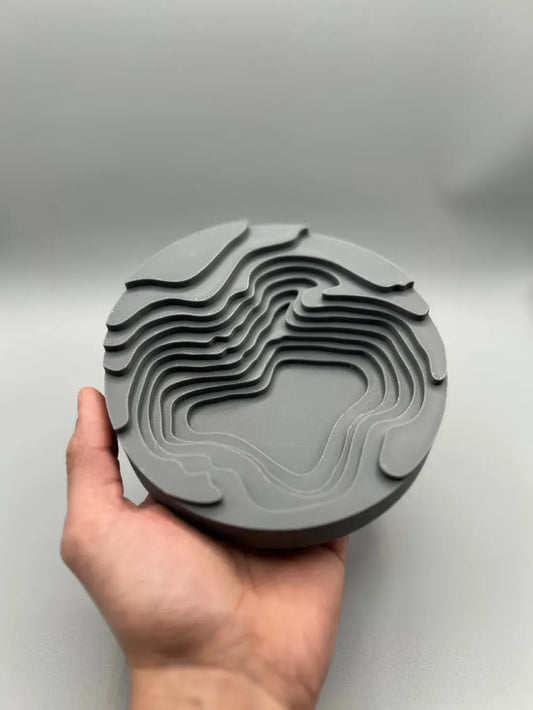 Vide-poche topographique