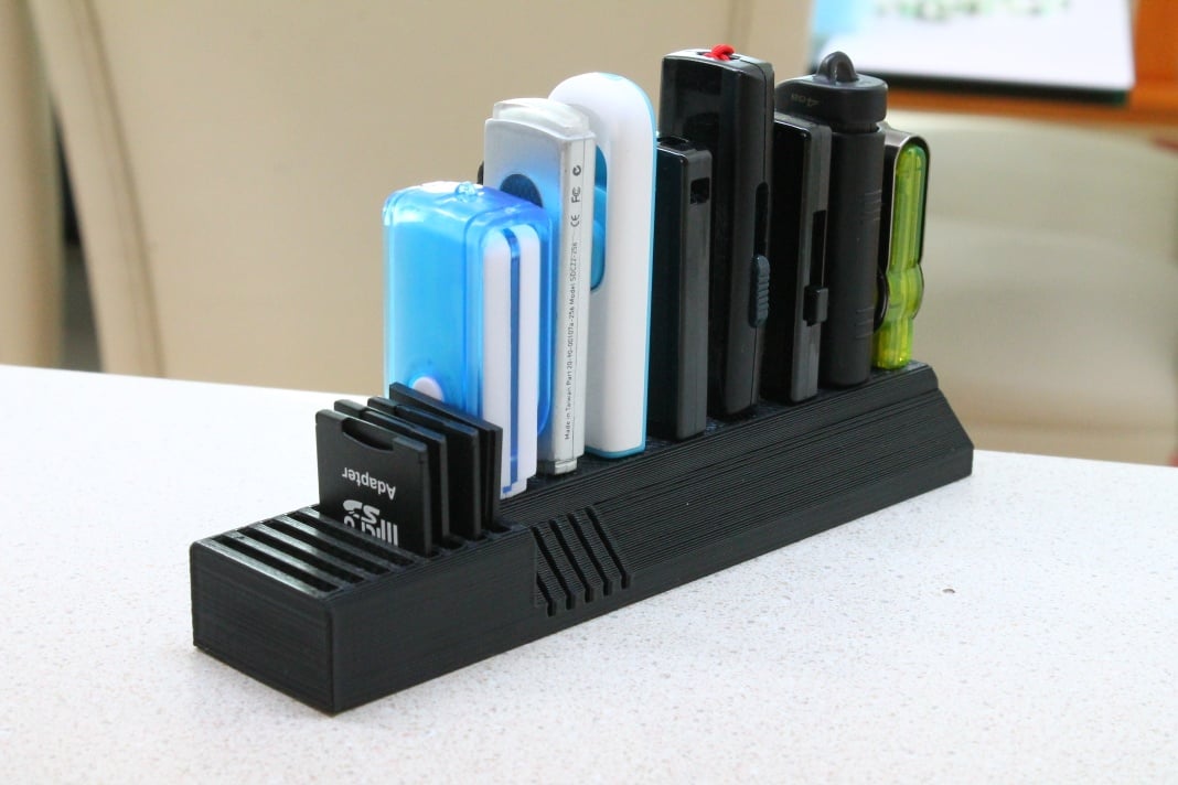 Organisateur de clés USB, SD et Micro-SD